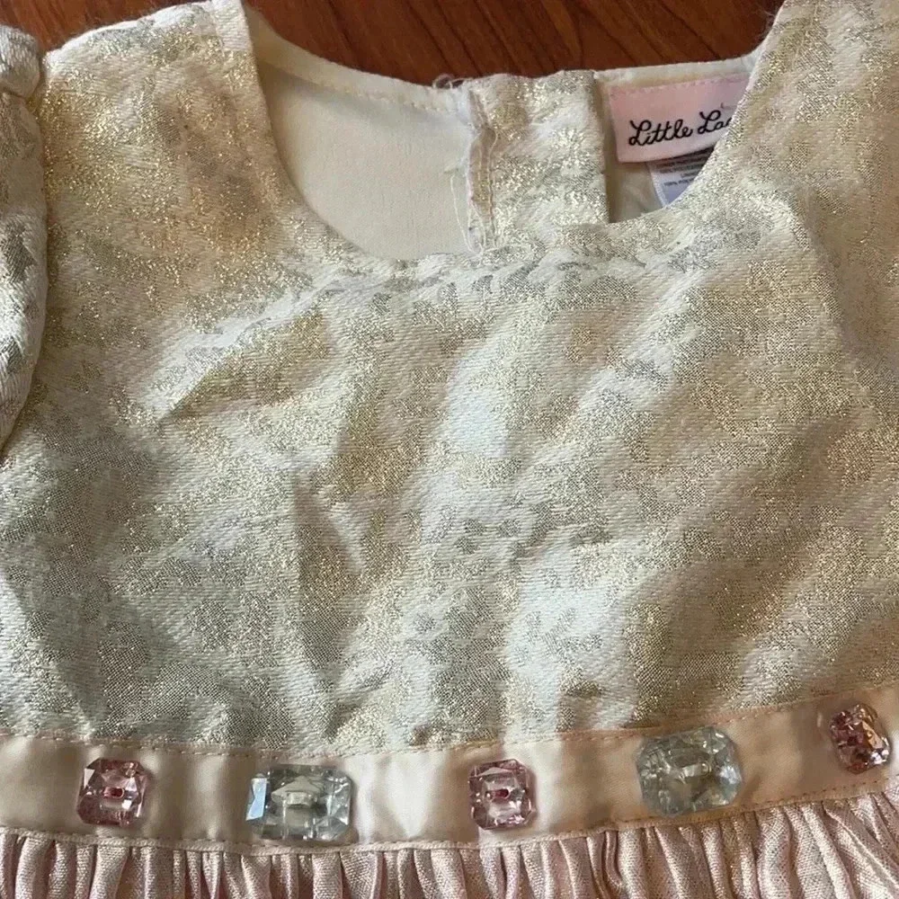 Little Lass Toddler Girl party dress, size 4T